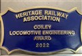 'Oscar' presented to Strathspey's dedicated steam team