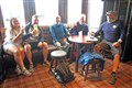 Rebecca Shelton, Sean Mels, Tim Flaherty, Steve Hay and Alan Duff at the Cairngorm Hotel in Aviemore.