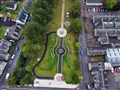 Gardens of remembrance: Kingussie's two war memorial side by side now in the Gynack Gardens of Kingussie