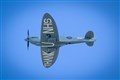 Spitfire takes to the skies with thank-you message for NHS