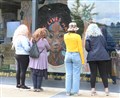 The exhibition can be viewed through the restaurant windows until July 31.