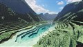 Loch A'an in all of its splendid Minecraft glory.