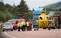 A9 closed at Ralia after crash
