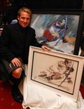 Olympic skier Alain Baxter painting sells for £2,000 at auction