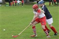 Inverness V Alba Women compete in the Women's Mod Shinty Cup at Bught Park Inverness at The Royal National Mòd 2021 in Inverness, Scotland, 9/10/21