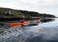 Sea kayaking on Moray Firth