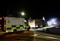 Emergency services at Kingussie house fire
