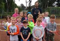 Good numbers of juniors taking up tennis in Kingussie