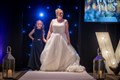 Bride and bridesmaid on the Aviemore catwalk. Picture: Callum Mackay.