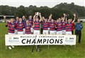Kingussie lift the first major shinty trophy since the start of the Covid pandemic