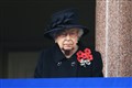Queen leads nation in scaled-back Remembrance Sunday events