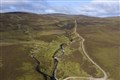 An aerial view of some of the stunning rugged lands on Kinrara Estate.