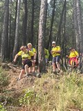 Scenes from day one of the intrepid group's stunning Himalayan adventure. Pictures: Highland Hospice.