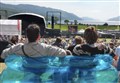 Enjoying the view in a classic image of RockNess. Picture: HNM/ Iona Spence