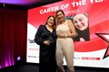 Louise Borland (left) won the Carer of the Year Award. Award presented by Abbie McCahill of Adder Business Solutions. Picture: James Mackenzie.