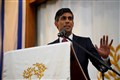 Sunak promises to ‘stand with’ Israel and British Jews, a week on from attack