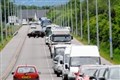 Winter weather slows up Dalwhinnie roadworks