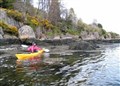 Sea kayaking on Moray Firth
