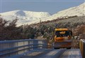 Frost the main problem on Badenoch and Strathspey roads