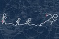 Runners embark on 250km journey to create world record GPS artwork