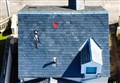 Who is the genius behind these rooftop artworks in the Highlands? 