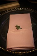 An idea for presenting wedding napkins. Picture: Callum Mackay.
