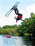 This skier takes the plunge (Robin McConnell)