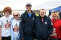 Fionn Clarke-Dean, Anne Clarke, Kenny Rodgers, Darroch Bratt and Dianne Gow, RNLI Loch Ness Lifeboat Station. Picture: James Mackenzie.