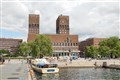 Oslo's grand town hall.