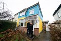 UK couple paint their house in colours of Ukraine flag