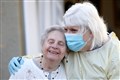 Mother and daughter reunited as care-home visiting returns in Scotland