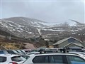 The view might not have been promising from Coire Cas car park but there was still plenty of snow in the Ptamigan bowl for the competitions.