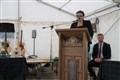 Headteacher Claire McGonigal shares some words of wisdom with pupils.