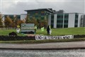 Activists dump manure outside BP headquarters in Aberdeen