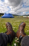 Waiting to kick off at RockNess 2009. Picture:Gary Anthony/ HNM
