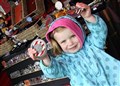 Olivia Wilkie (3), from Newtonmore, at the rally