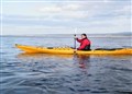 Sea kayaking on Moray Firth