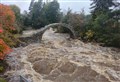 First shots from around a flooded Badenoch and Strathspey