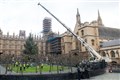 In Pictures: Parliament Christmas tree makes journey from forest to city