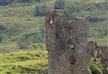 Shock photo shows tourists climbing on ancient Highland castle walls 