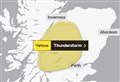 Fresh yellow alert for thunderstorms and flash flooding issued for Cairngorms