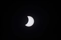 ‘Fleeting’ views of partial solar eclipse in some parts of UK amid cloudy skies