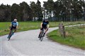 Russell Murray and Arran Goddard representing the Wilderness Scotland team cruising the cycle route.