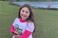 Maisie, 10, completes ‘incredible’ fundraising walk after dog saved by vets