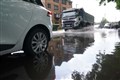 Flooding in southern England after Storm Aurore moves in