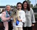 ONE OF THE FAMILY: Mhairi Crawford-McKee with daughters Isla and Eva, and Kuri.