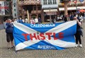 PICTURES: Flag makes journey to Euro 2024 in memory of much-loved Caley die-hard
