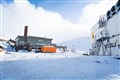 The SnowFactory at Cairngorm Mountain is surrounded by plenty of snow. Photo: Angus Trinder.
