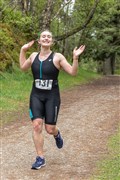 Erinne Bird Mackellar gives a wave to the camera. Picture: Jane Hope.