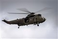Police investigate after laser shone at Royal Navy helicopter